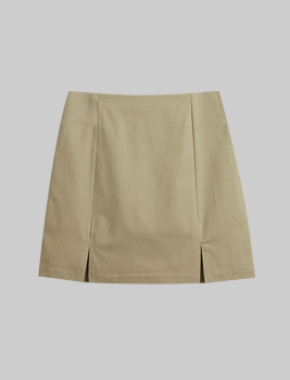 [skirt][던지기]모느 절개 스커트