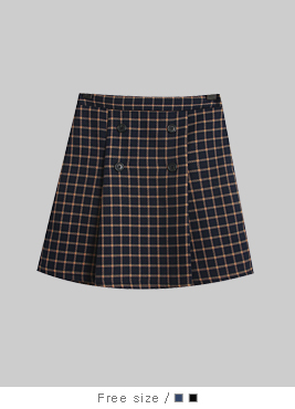 [skirt]포니카 체크 스커트