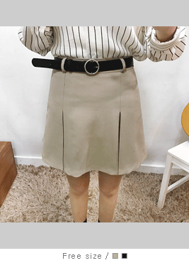 [skirt][던지기]리온 스커트(벨트 세트)