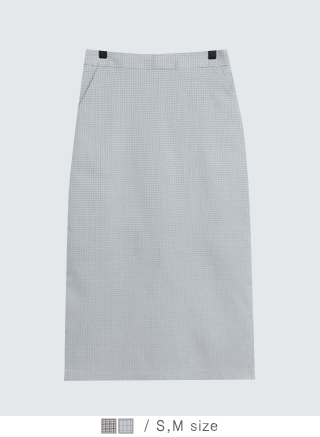 [skirt]로마 스커트(체크 미디 sk)